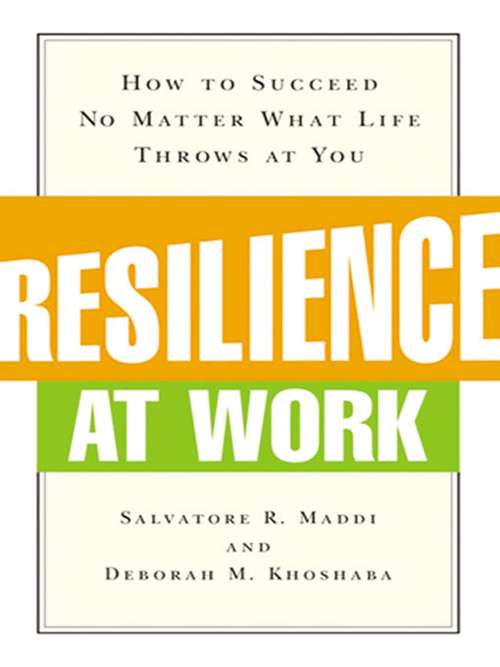 Book cover of Resilience at Work