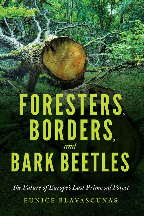 Book cover of Foresters, Borders, and Bark Beetles: The Future of Europe's Last Primeval Forest