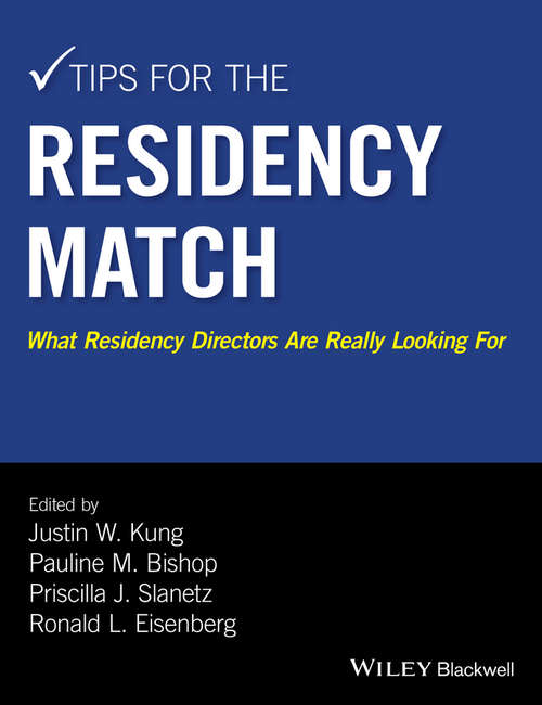 Tips for the Residency Match