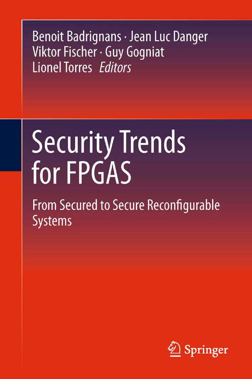 Book cover of Security Trends for FPGAS