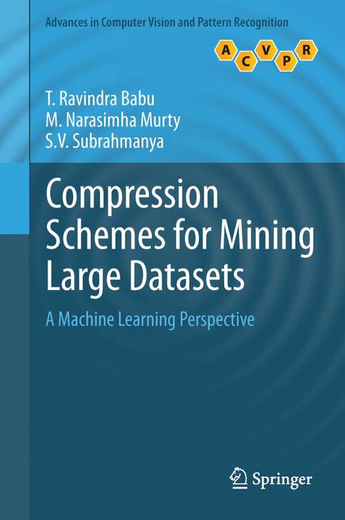 Compression Schemes for Mining Large Datasets: A Machine Learning Perspective (Advances in Computer Vision and Pattern Recognition)