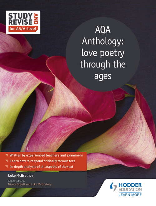 Book cover of Study and Revise: AQA A Poetry Anthology for AS/A-level