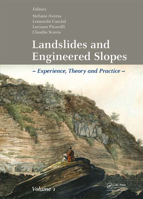 Book cover of Landslides and Engineered Slopes. Experience, Theory and Practice: Proceedings of the 12th International Symposium on Landslides (Napoli, Italy, 12-19 June 2016)
