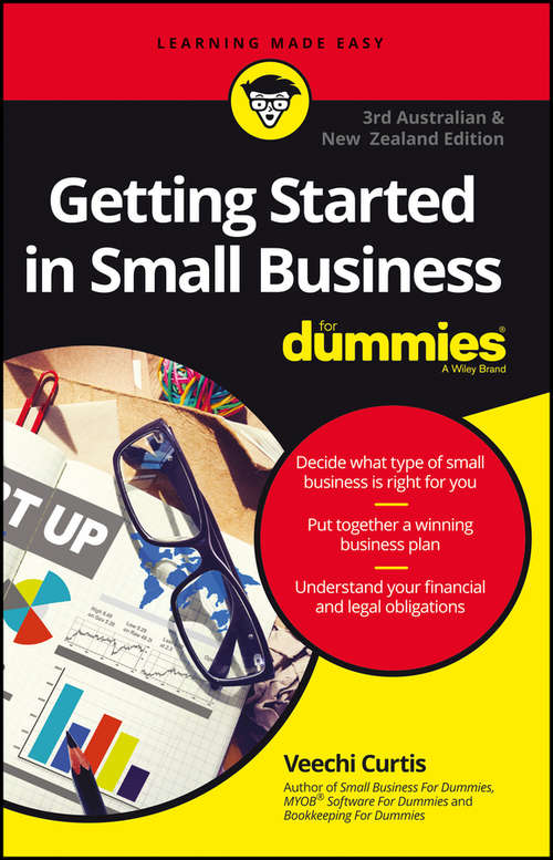 Book cover of Getting Started In Small Business For Dummies, Third Australian and New Zealand Edition
