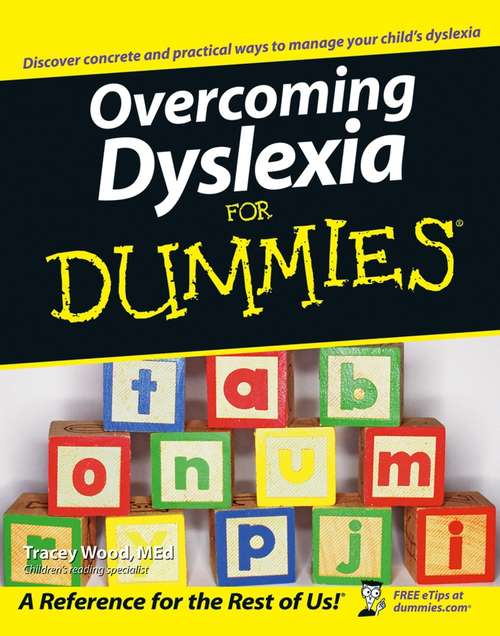 Book cover of Overcoming Dyslexia For Dummies