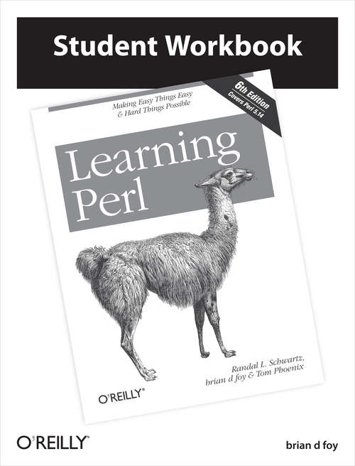 Book cover of Learning Perl Student Workbook