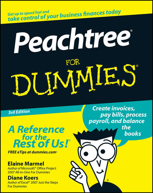 Book cover of Peachtree For Dummies