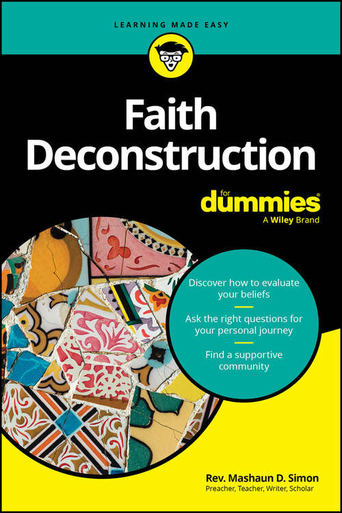 Book cover of Faith Deconstruction For Dummies