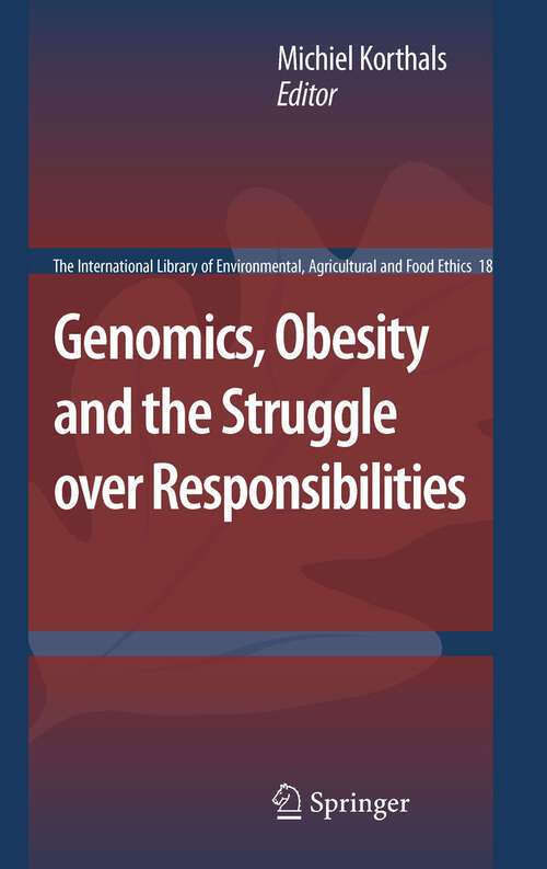 Book cover of Genomics, Obesity and the Struggle over Responsibilities