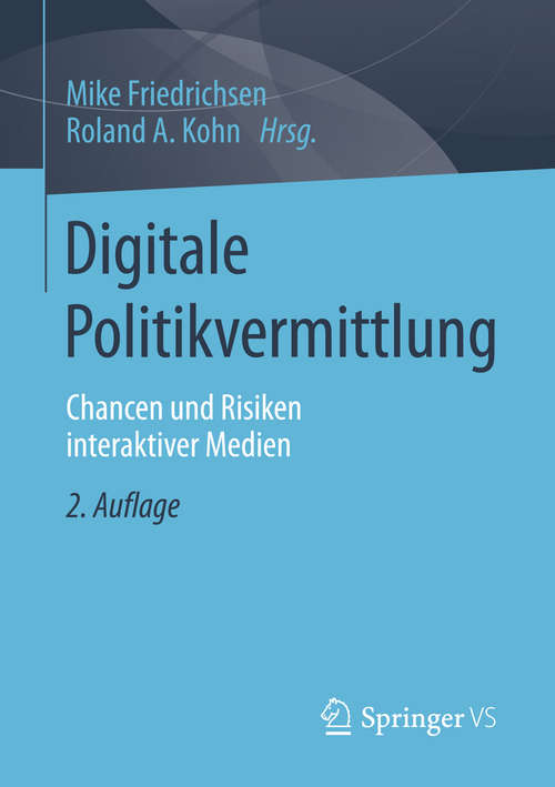 Book cover of Digitale Politikvermittlung