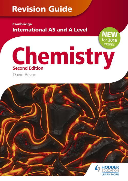Book cover of Cambridge International AS/A Level Chemistry Revision Guide 2nd edition