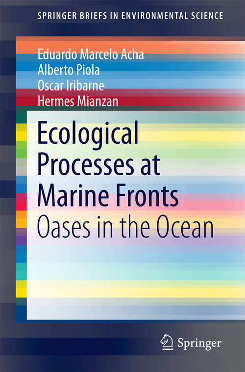 Book cover of Ecological Processes at Marine Fronts