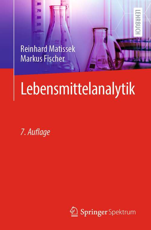 Book cover of Lebensmittelanalytik (7. Aufl. 2021)