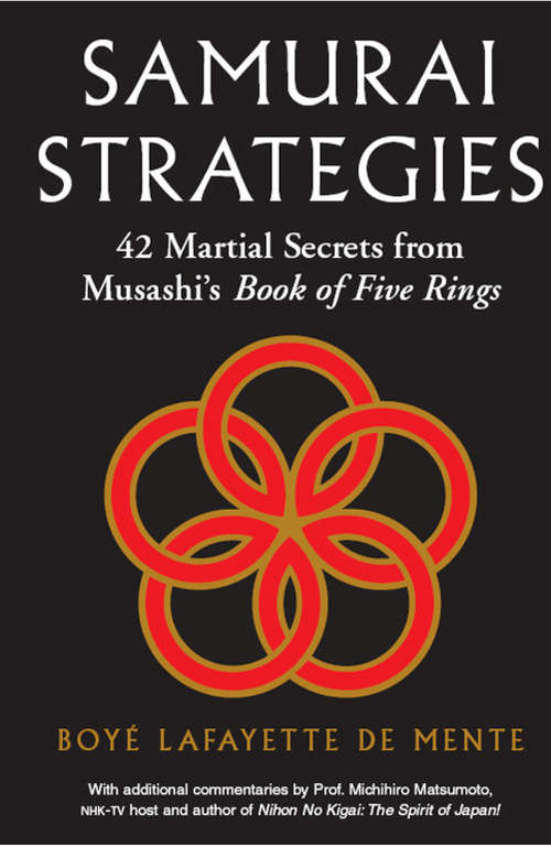 Book cover of Samurai Strategies: 42 Martial Secrets from Musashi's Book of Five Rings