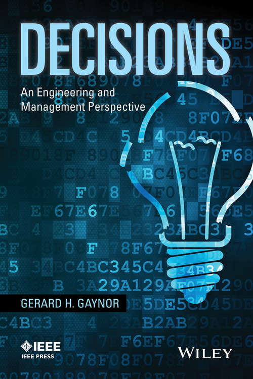 Book cover of Decisions: An Engineering and Management Perspective