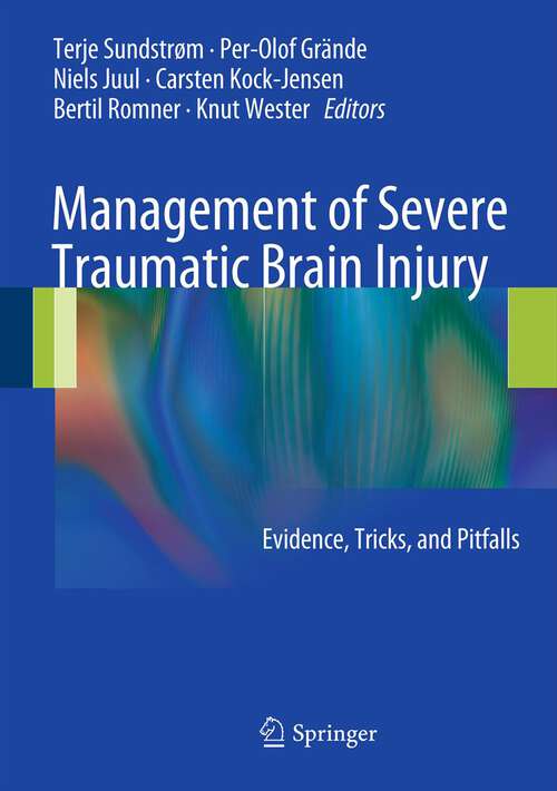 Book cover of Management of Severe Traumatic Brain Injury