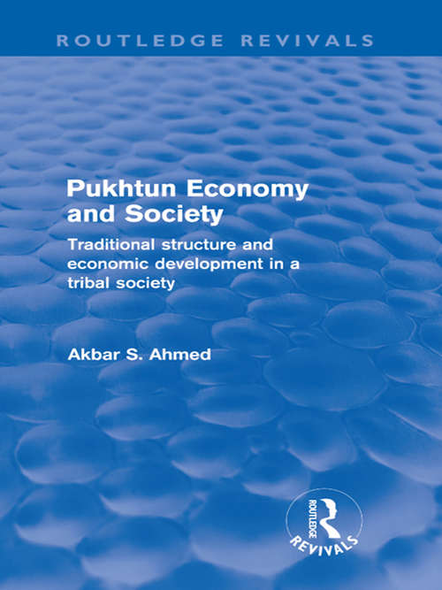 Pukhtun Economy and Society: Traditional Structure and Economic Development in a Tribal Society (Routledge Revivals)