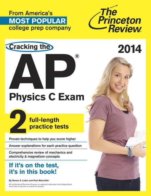 Book cover of Cracking the AP Physics B Exam, 2012 Edition