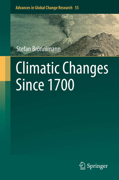 Book cover of Climatic Changes Since 1700
