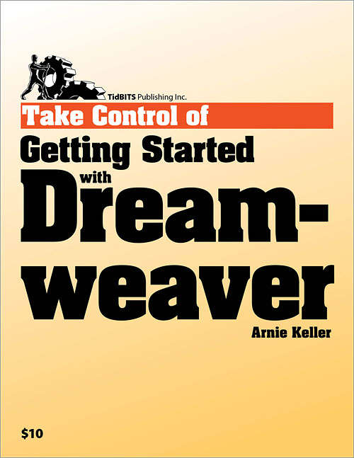 Book cover of Take Control of Getting Started with Dreamweaver