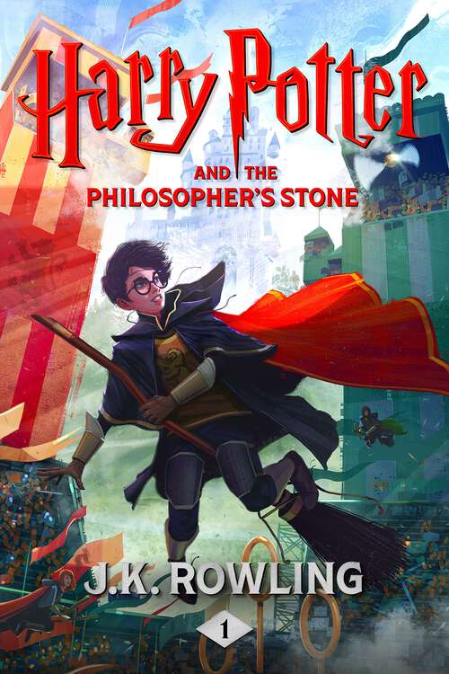 Book cover of Harry Potter and the Philosopher's Stone (Harry Potter #1)