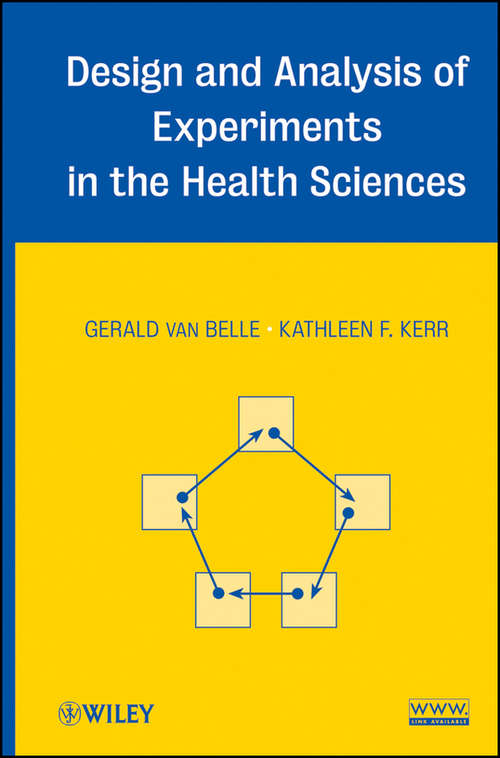 Book cover of Design and Analysis of Experiments in the Health Sciences