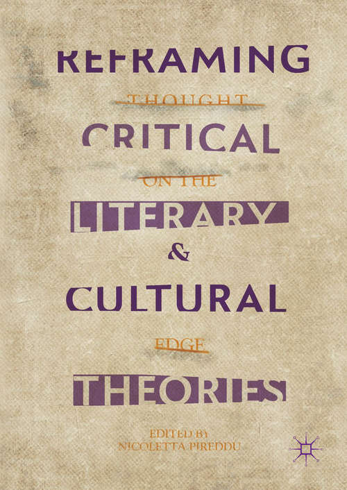 Book cover of Reframing Critical, Literary, and Cultural Theories: Thought on the Edge