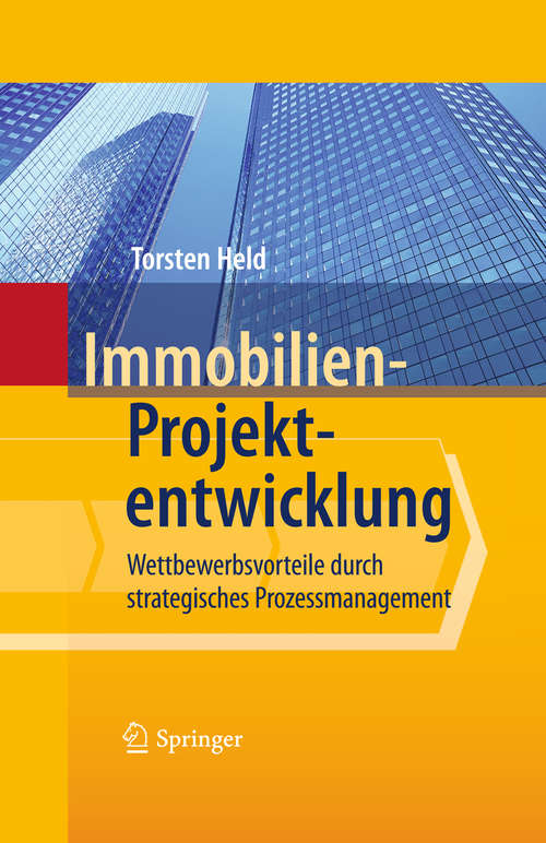 Book cover of Immobilien-Projektentwicklung