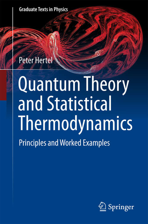 Book cover of Quantum Theory and Statistical Thermodynamics