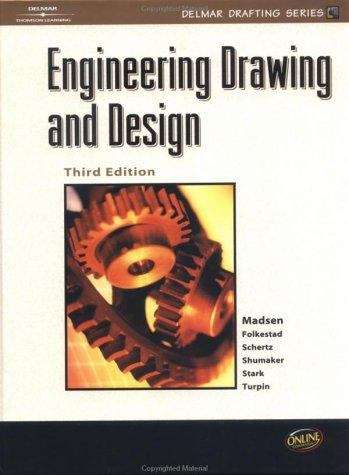 Book cover of Engineering Drawing And Design (3rd edition)