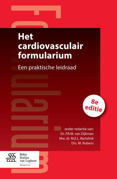 Book cover of Het cardiovasculair formularium