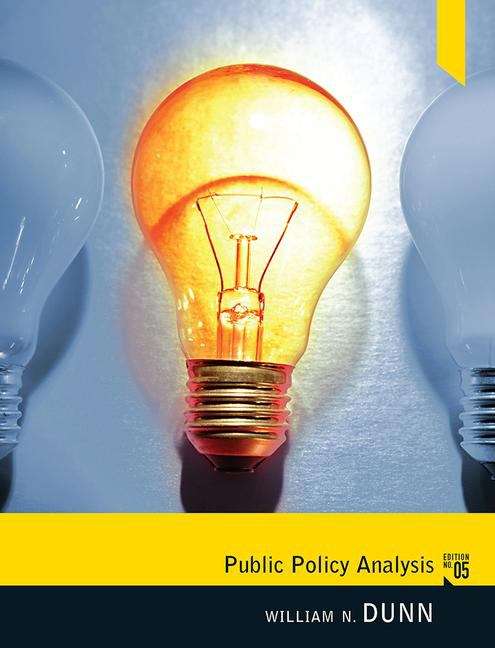 Book cover of Public Policy Analysis (Fifth Edition)