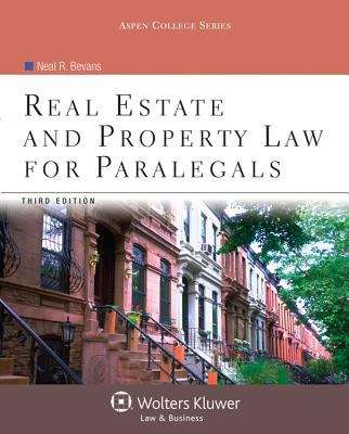 Book cover of Real Estate and Property Law for Paralegals
