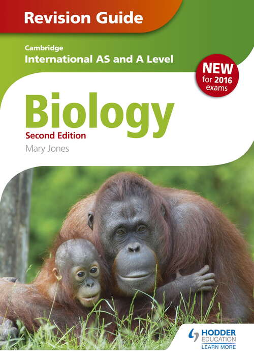 Book cover of Cambridge International AS/A Level Biology Revision Guide 2nd edition
