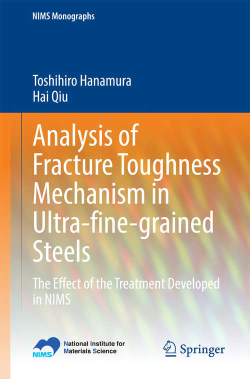 Book cover of Analysis of Fracture Toughness Mechanism in Ultra-fine-grained Steels