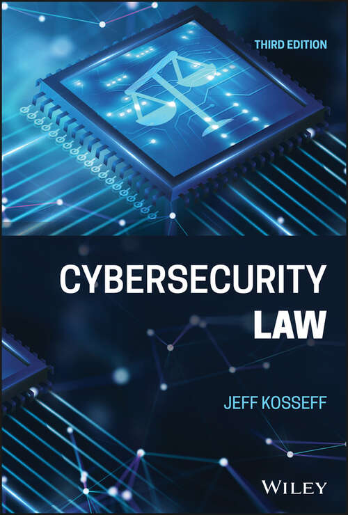 Book cover of Cybersecurity Law (3)