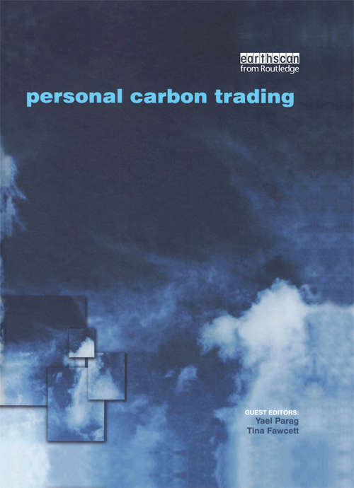 Book cover of Personal Carbon Trading