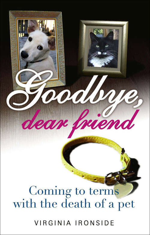 Book cover of Goodbye, Dear Friend: Coming to Terms with the Death of a Pet