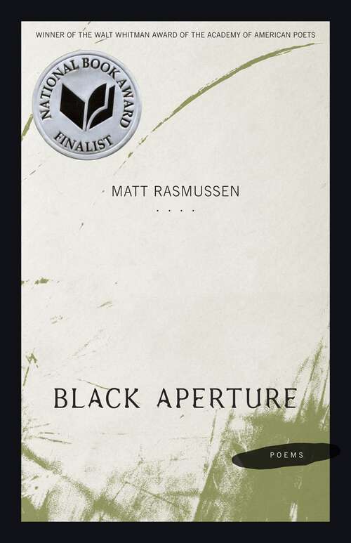 Book cover of Black Aperture: Poems