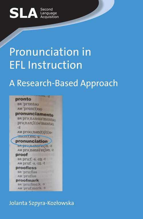 Book cover of Pronunciation in EFL Instruction