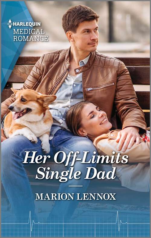 Book cover of Her Off-Limits Single Dad (Paramedics and Pups #1)