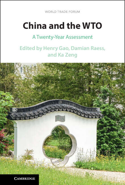 Book cover of China and the WTO