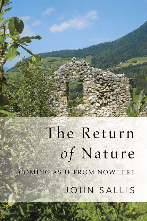 Book cover of The Return of Nature: On the Beyond of Sense (Studies In Continental Thought Ser.)