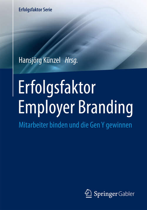 Book cover of Erfolgsfaktor  Employer Branding
