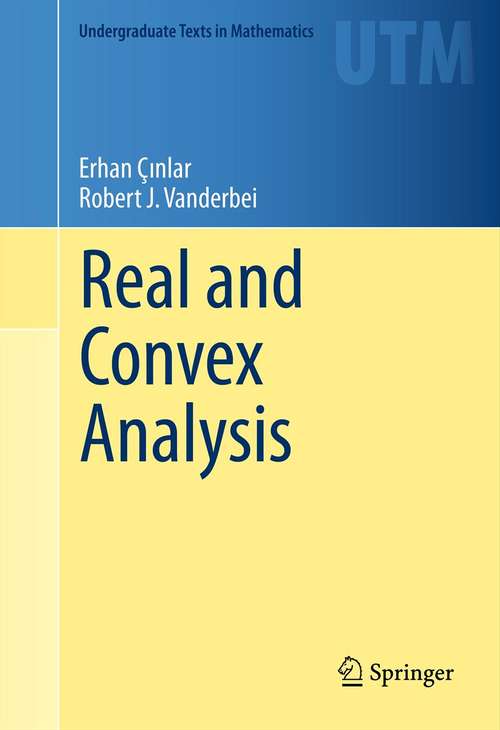 Cover image of Real and Convex Analysis