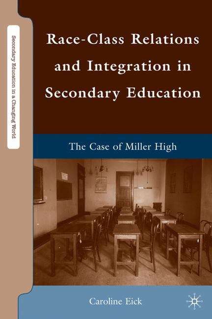 Book cover of Race-Class Relations and Integration in Secondary Education