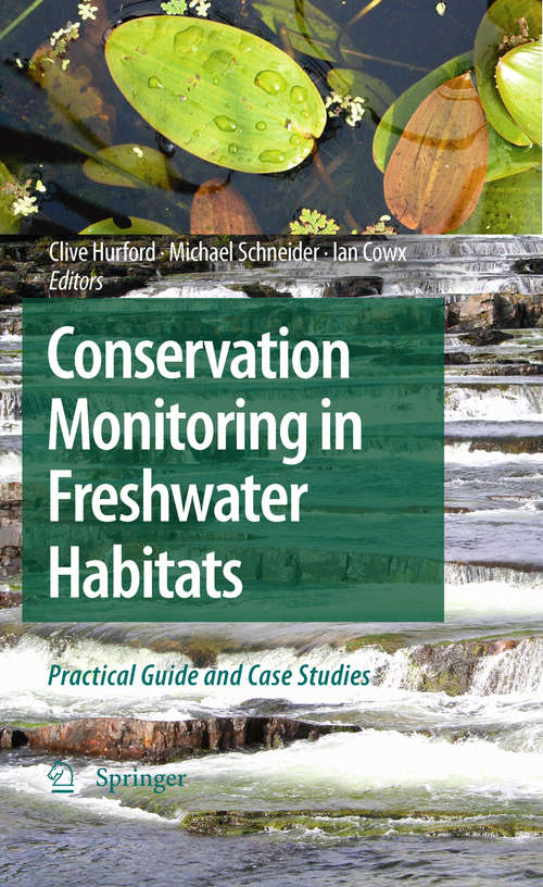 Book cover of Conservation Monitoring in Freshwater Habitats