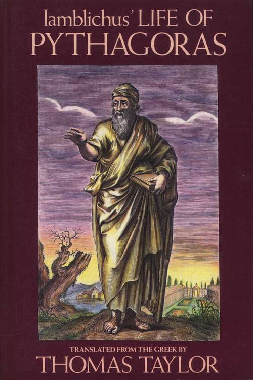 Book cover of Iamblichus' Life of Pythagoras