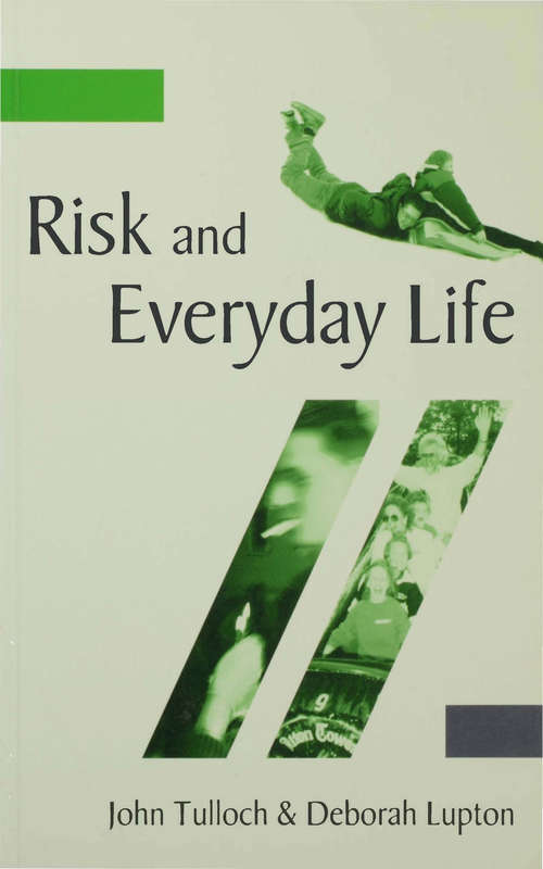 Book cover of Risk and Everyday Life