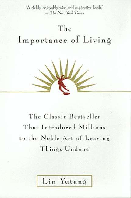 Book cover of The Importance of Living